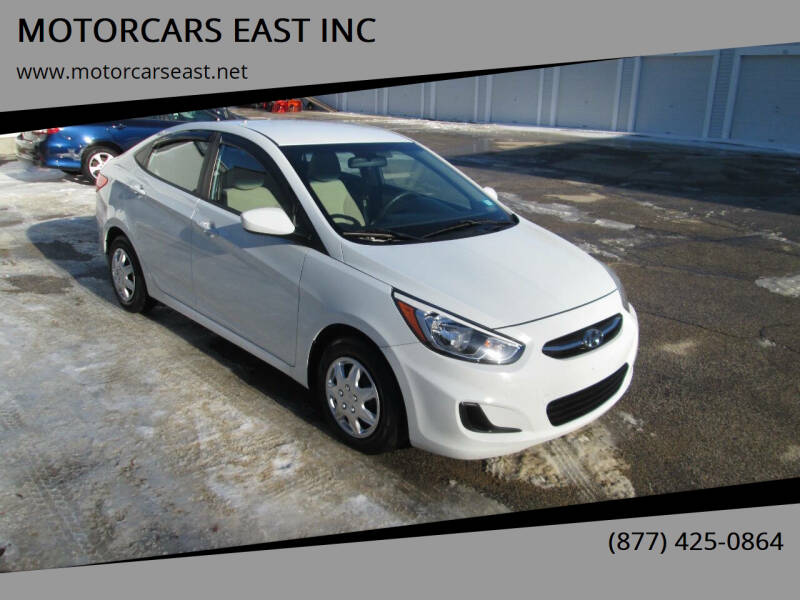 2017 Hyundai Accent for sale at MOTORCARS EAST INC in Derry NH