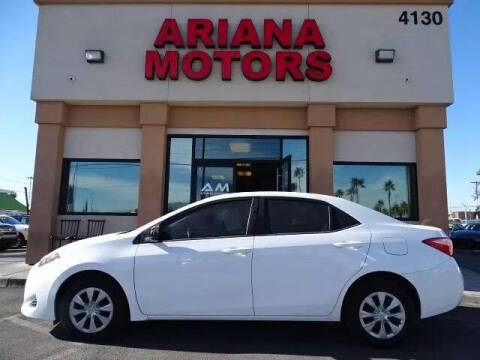 2017 Toyota Corolla for sale at Ariana Motors in Las Vegas NV