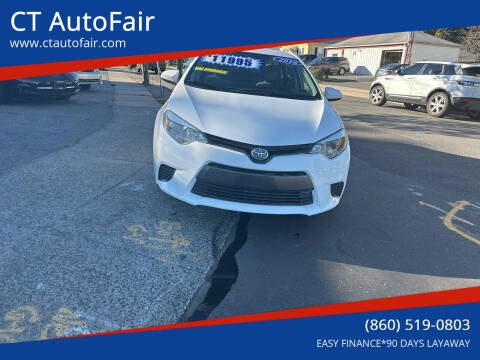 2016 Toyota Corolla for sale at CT AutoFair in West Hartford CT