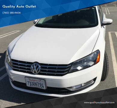 2014 Volkswagen Passat for sale at Quality Auto Outlet in Vista CA