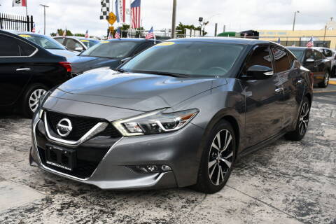 2018 Nissan Maxima for sale at Empire Motors Miami in Miami FL