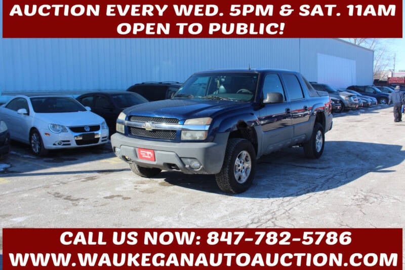 2002 Chevrolet Avalanche for sale at Waukegan Auto Auction in Waukegan IL