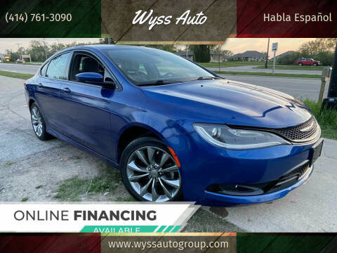2015 Chrysler 200 for sale at Wyss Auto in Oak Creek WI