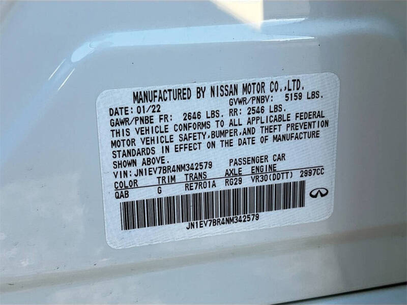 2022 Infiniti Q50 Luxe