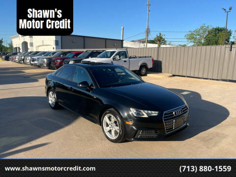 2018 Audi A4 for sale at Shawn's Motor Credit in Houston TX