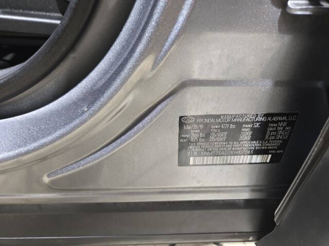 2019 Hyundai Santa Fe SE 2.4L