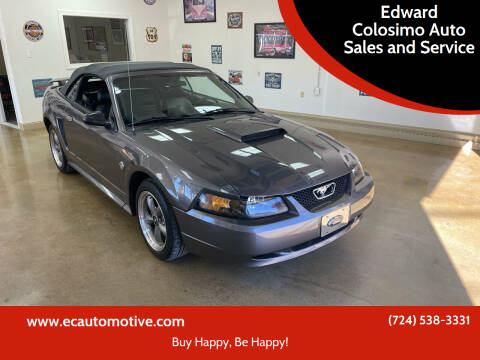 2004 Ford Mustang for sale at Edward Colosimo Auto Sales and Service in Evans City PA