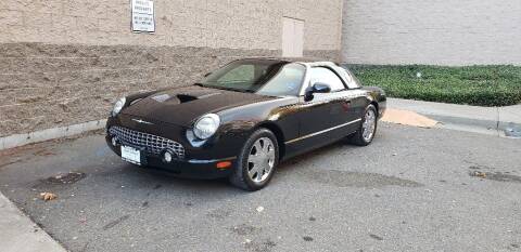 2002 Ford Thunderbird for sale at SafeMaxx Auto Sales in Placerville CA