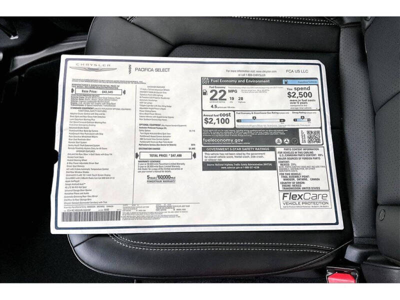 2027 Chrysler Pacifica Select