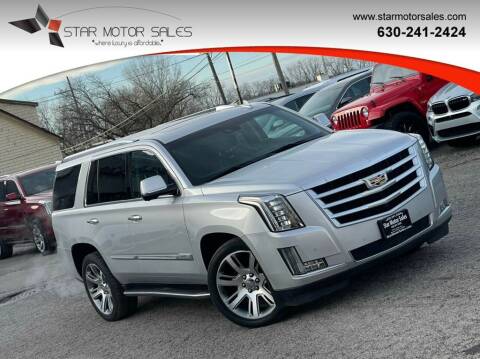 2015 Cadillac Escalade for sale at Star Motor Sales in Downers Grove IL