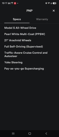 2023 Tesla Model S Standard Range