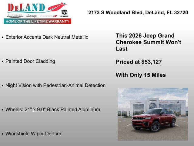 2026 Jeep Grand Cherokee Summit