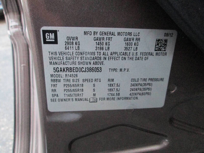 2012 Buick Enclave Convenience