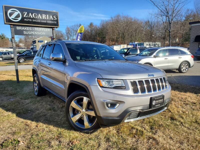 2015 Jeep Grand Cherokee for sale at Zacarias Auto Sales Inc in Leominster MA