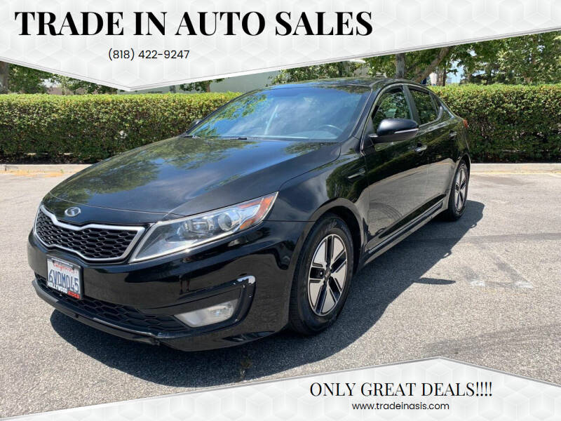 2012 Kia Optima Hybrid for sale at Trade In Auto Sales in Van Nuys CA