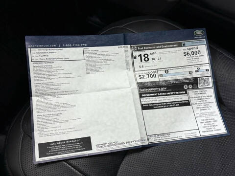 2020 Land Rover Range Rover P525 HSE