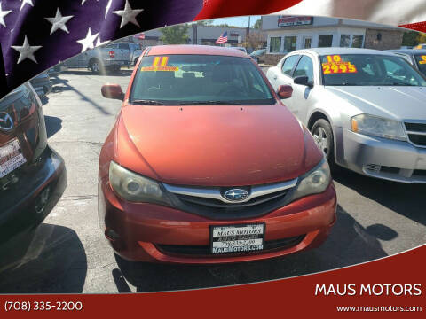 2011 Subaru Impreza for sale at MAUS MOTORS in Hazel Crest IL