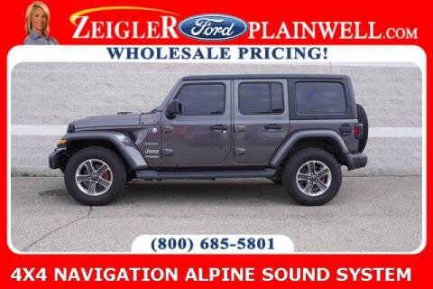 2022 Jeep Wrangler Unlimited for sale at Zeigler Ford of Plainwell- Jeff Bishop - Zeigler Ford of Lowell in Lowell MI