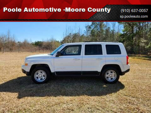2016 Jeep Patriot for sale at Poole Automotive -Moore County in Aberdeen NC