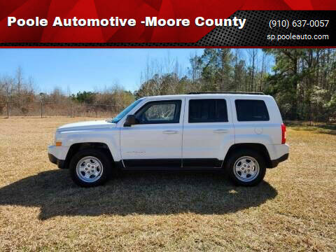 2016 Jeep Patriot for sale at Poole Automotive in Laurinburg NC