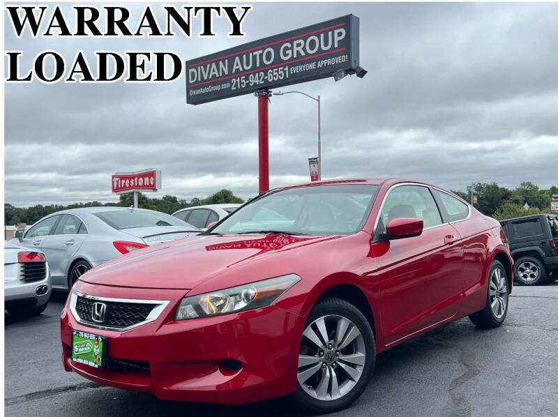 2008 Honda Accord for sale at Divan Auto Group in Feasterville Trevose PA