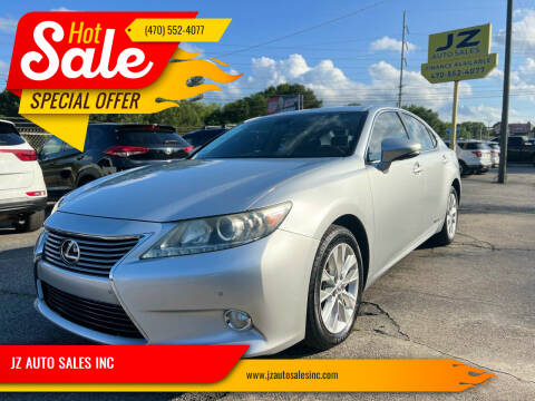 2013 Lexus ES 300h for sale at JZ AUTO SALES INC in Marietta GA