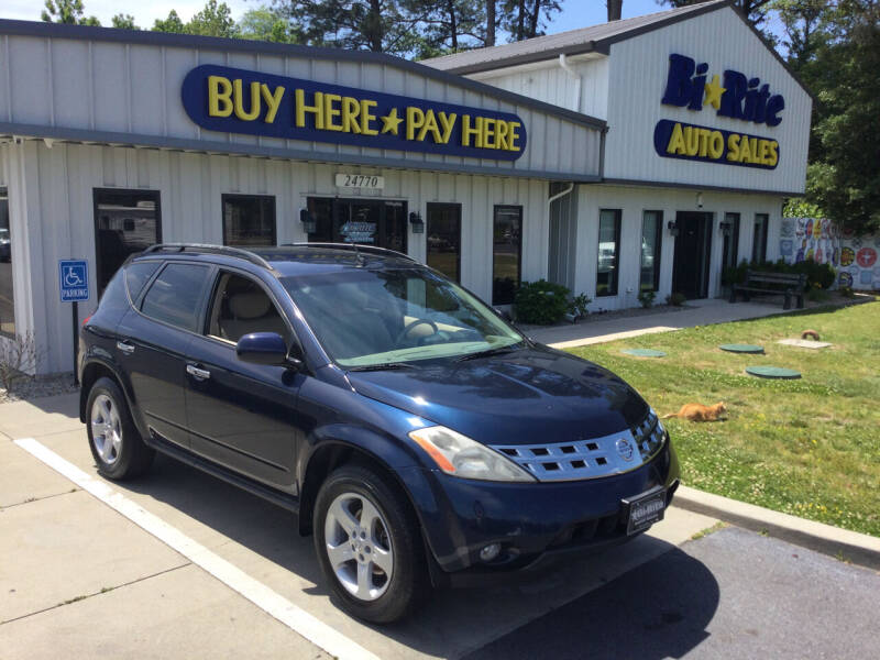 2003 Nissan Murano for sale at Bi Rite Auto Sales in Seaford DE