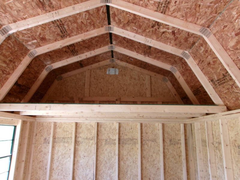 10 x 20 side lofted barn