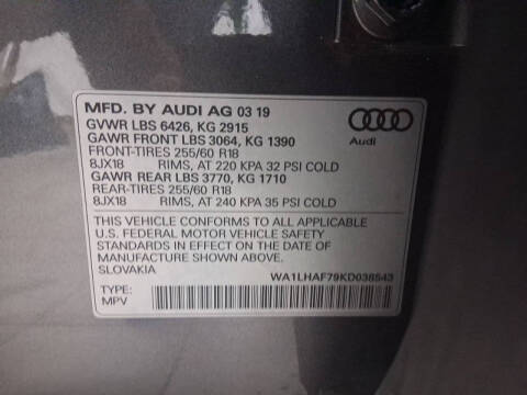 2019 Audi Q7