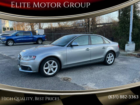 2009 Audi A4 for sale at Elite Motor Group in Farmingdale NY