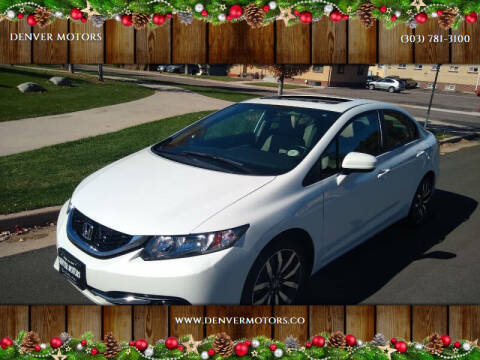 2014 Honda Civic for sale at DENVER MOTORS in Englewood CO