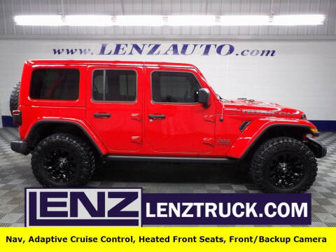 2021 Jeep Wrangler Unlimited for sale at LENZ TRUCK CENTER in Fond Du Lac WI
