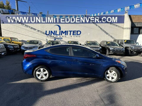 2013 Hyundai Elantra for sale at Unlimited Auto Sales in Denver CO