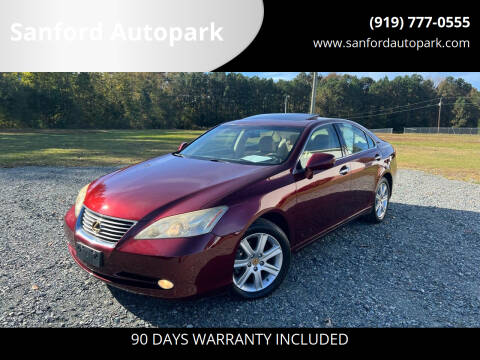 2007 Lexus ES 350 for sale at Sanford Autopark in Sanford NC