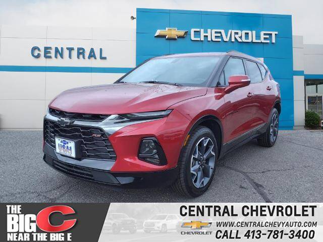 2020 Chevrolet Blazer for sale at CENTRAL CHEVROLET in West Springfield MA