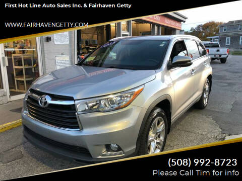 2014 Toyota Highlander for sale at First Hot Line Auto Sales Inc. & Fairhaven Getty in Fairhaven MA