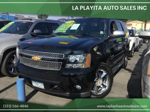 2014 Chevrolet Tahoe for sale at LA PLAYITA AUTO SALES INC in South Gate CA
