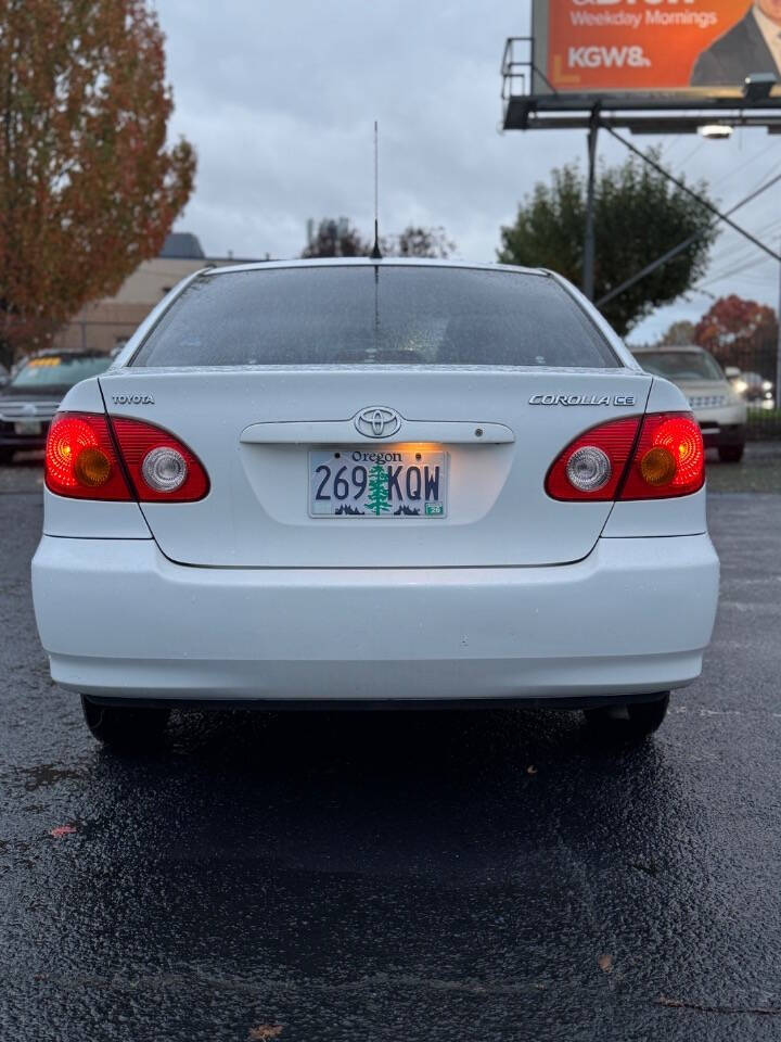 2003 Toyota Corolla for sale at Advanced Premier Auto Portland in Portland, OR