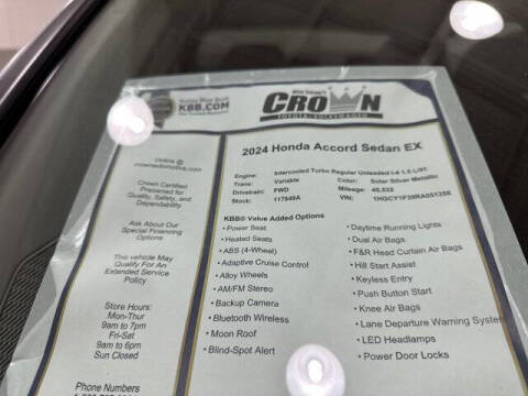 2024 Honda Accord EX