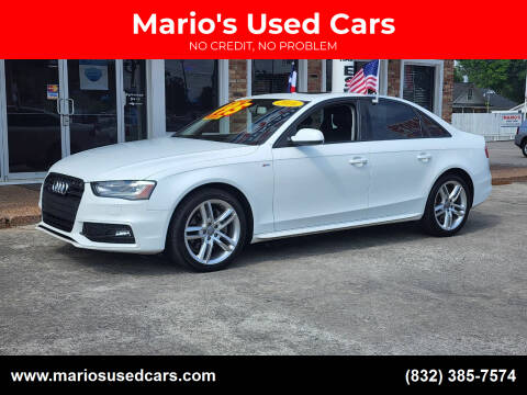 2016 Audi A4 for sale at Mario's Used Cars - South Houston Location in South Houston TX