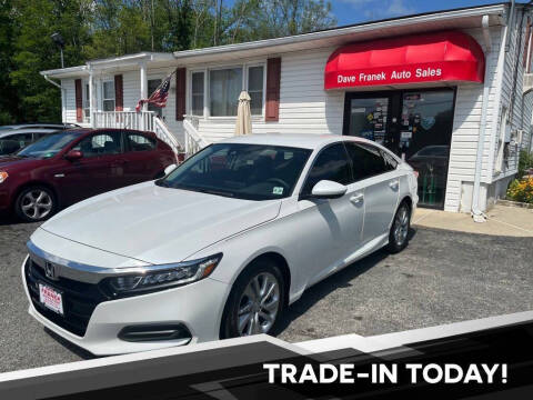 2020 Honda Accord for sale at Dave Franek Automotive in Wantage NJ