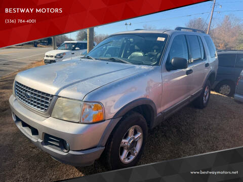 2003 Ford Explorer for sale at BESTWAY MOTORS in Winston Salem NC