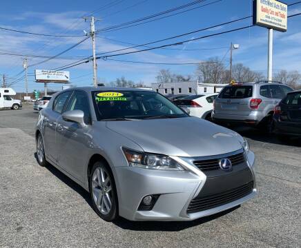 2014 Lexus CT 200h for sale at MetroWest Auto Sales in Worcester MA