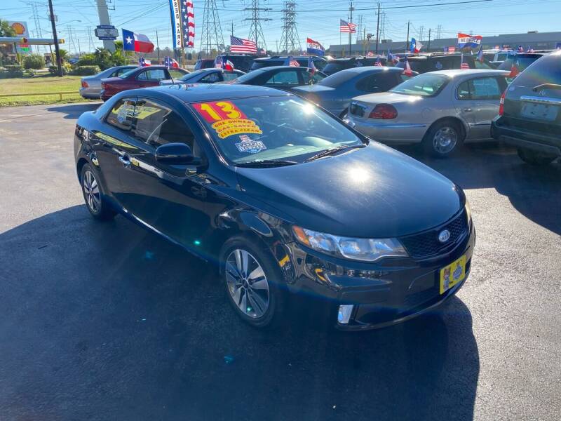 2013 Kia Forte Koup for sale at Texas 1 Auto Finance in Kemah TX
