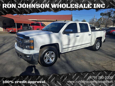 2014 Chevrolet Silverado 1500 for sale at RON JOHNSON WHOLESALE INC in Springdale AR