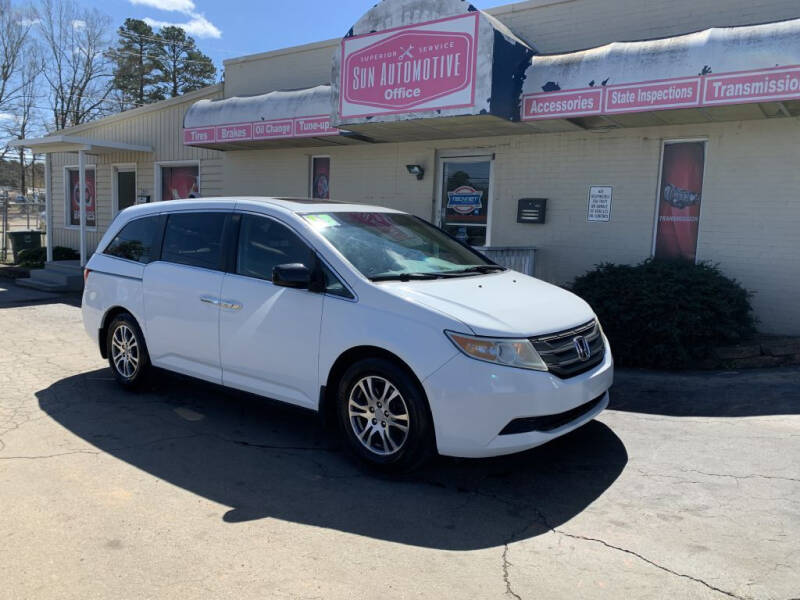 2013 Honda Odyssey for sale at SUN AUTOMOTIVE in Greensboro NC
