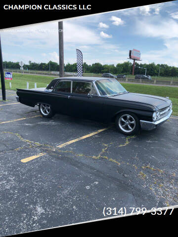 1961 Ford Galaxie for sale at CHAMPION CLASSICS LLC in Foristell MO