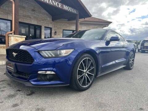 2016 Ford Mustang for sale at Performance Motors Killeen Second Chance in Killeen TX