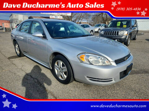2010 Chevrolet Impala for sale at Dave Ducharme's Auto Sales in Lowell MA