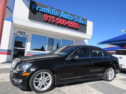 2013 Mercedes-Benz C-Class for sale at Franklin Auto Sales in El Paso TX